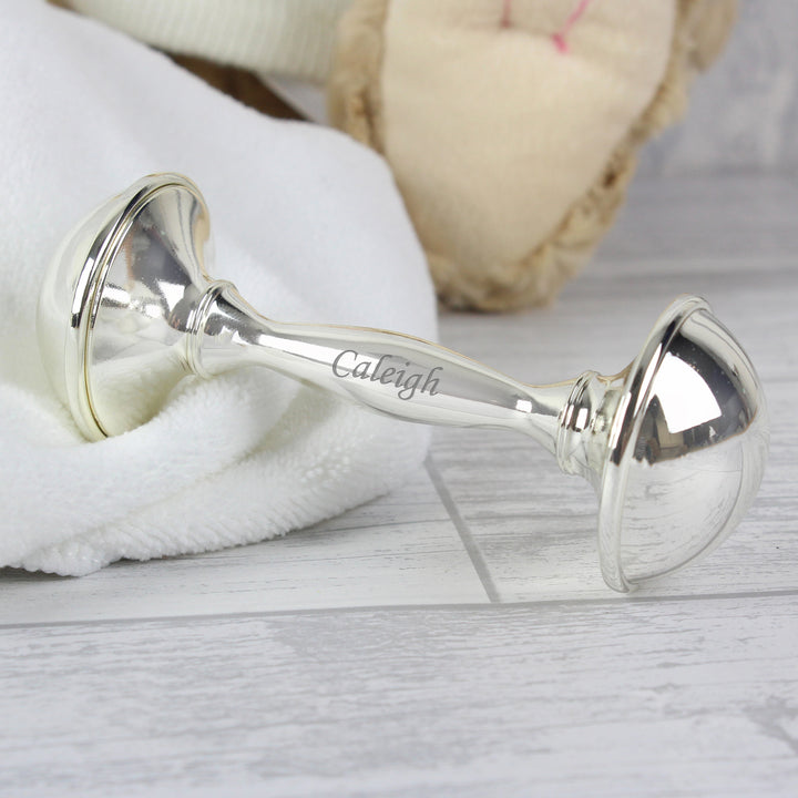 Buy Personalised Baby Rattle available now at www.giftsfinder.co.uk