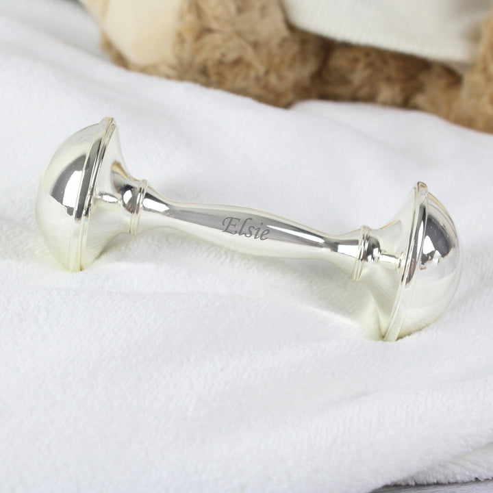 Buy Personalised Baby Rattle available now at www.giftsfinder.co.uk