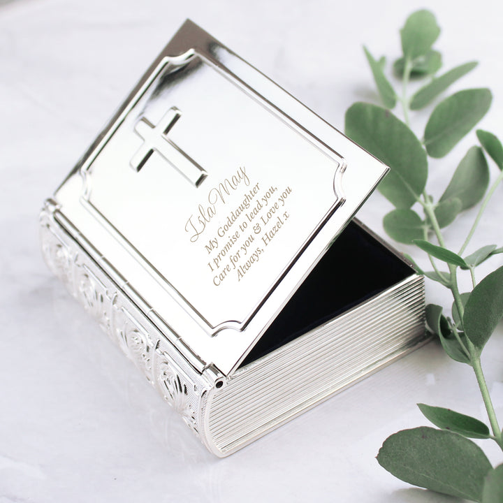 Buy Personalised Bible Trinket Box available now at www.giftsfinder.co.uk