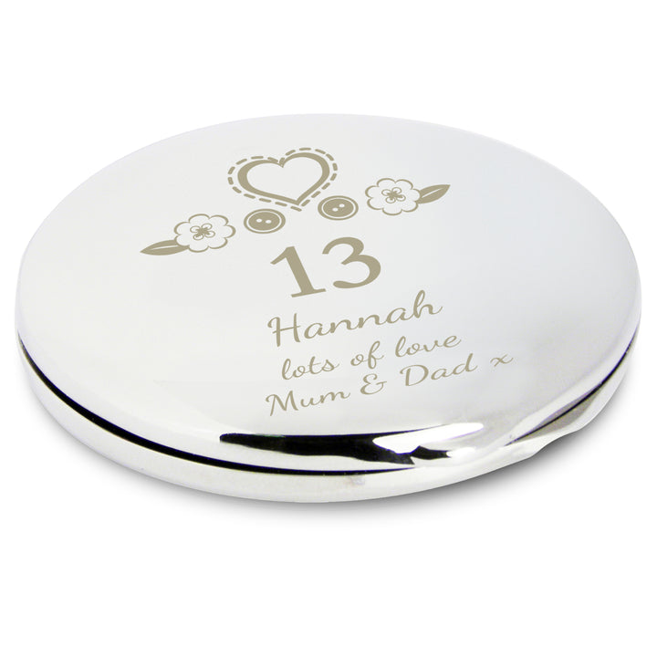 Personalised Birthday Craft Compact Mirror - part of the Gifts Finder Personalised Compact Mirrors collection