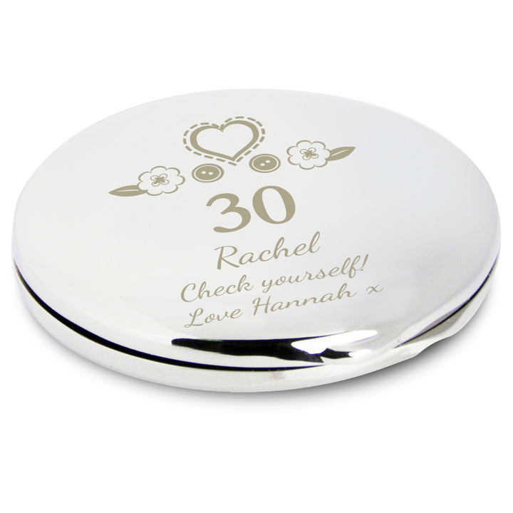 Personalised Birthday Craft Compact Mirror - part of the Gifts Finder Personalised Compact Mirrors collection