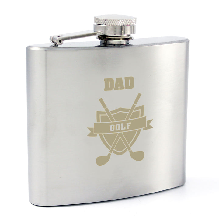 Buy Personalised Golf Hip Flask available now at www.giftsfinder.co.uk