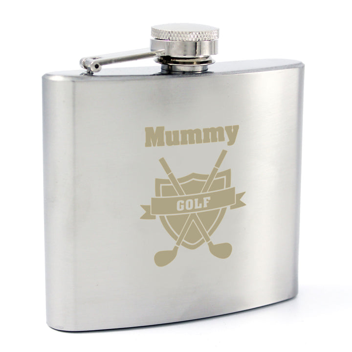 Buy Personalised Golf Hip Flask available now at www.giftsfinder.co.uk