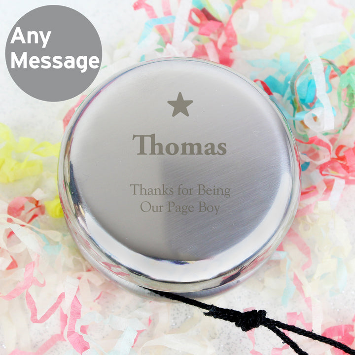 Personalised Star Yoyo - part of the Gifts Finder Personalised Yoyos collection