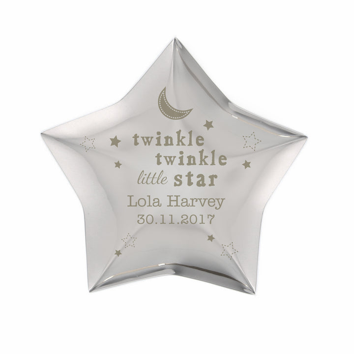 Buy Personalised Twinkle Twinkle Star Trinket Box at www.giftsfinder.co.uk