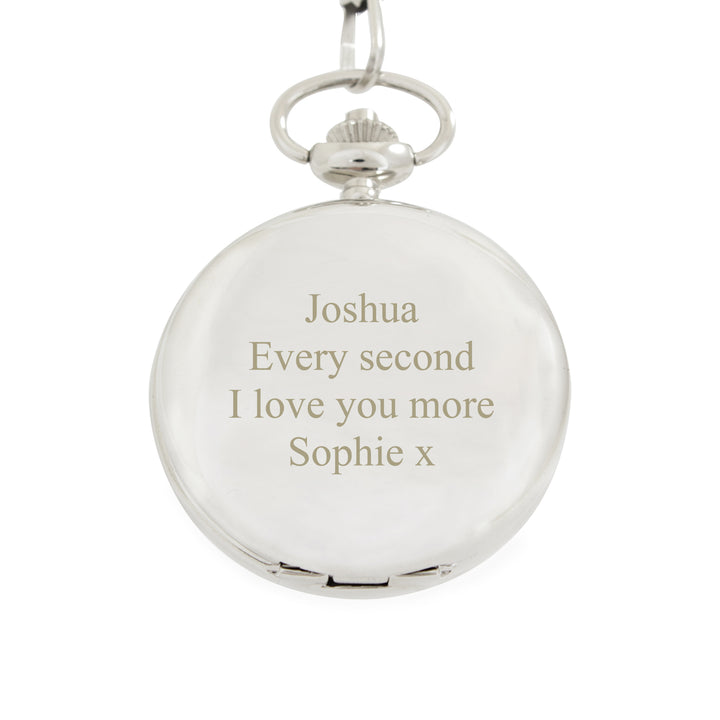 Buy Personalised Formal Pocket Fob Watch at www.giftsfinder.co.uk