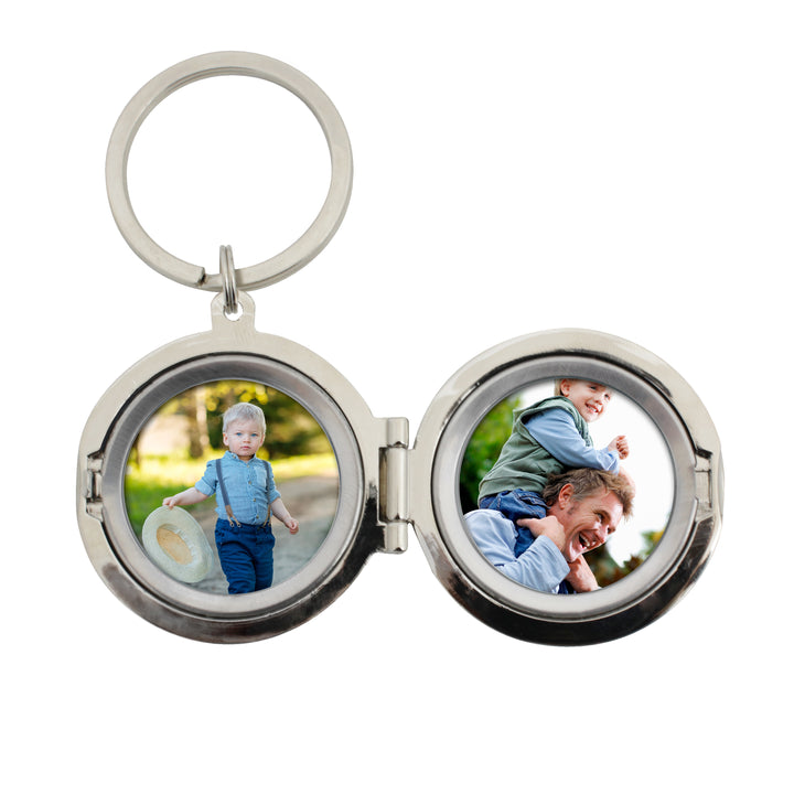 Personalised No.1 Dad Photo Keyring - part of the Gifts Finder Personalised Keyrings collection