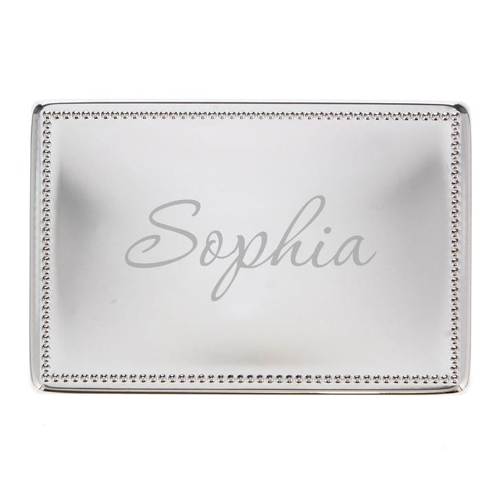 Buy Personalised Name Rectangular Jewellery Box at www.giftsfinder.co.uk