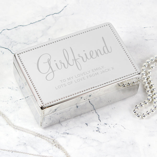 Buy Personalised Rectangular Jewellery Box at www.giftsfinder.co.uk