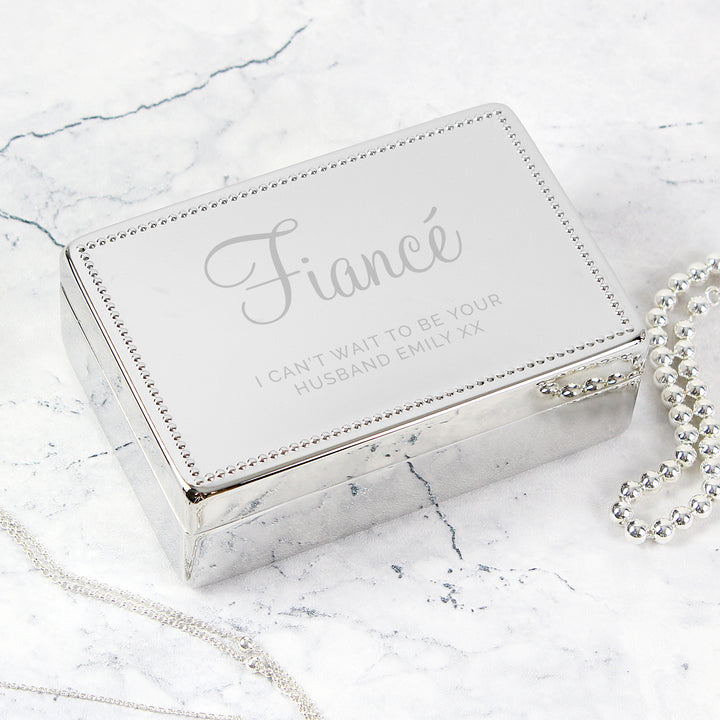 Buy Personalised Rectangular Jewellery Box at www.giftsfinder.co.uk