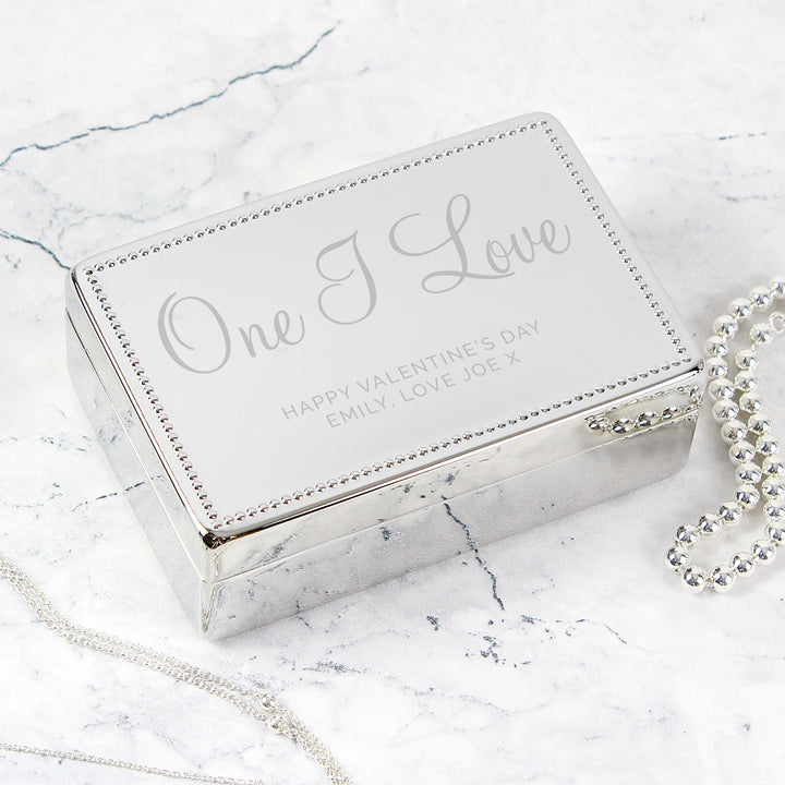 Buy Personalised Rectangular Jewellery Box at www.giftsfinder.co.uk