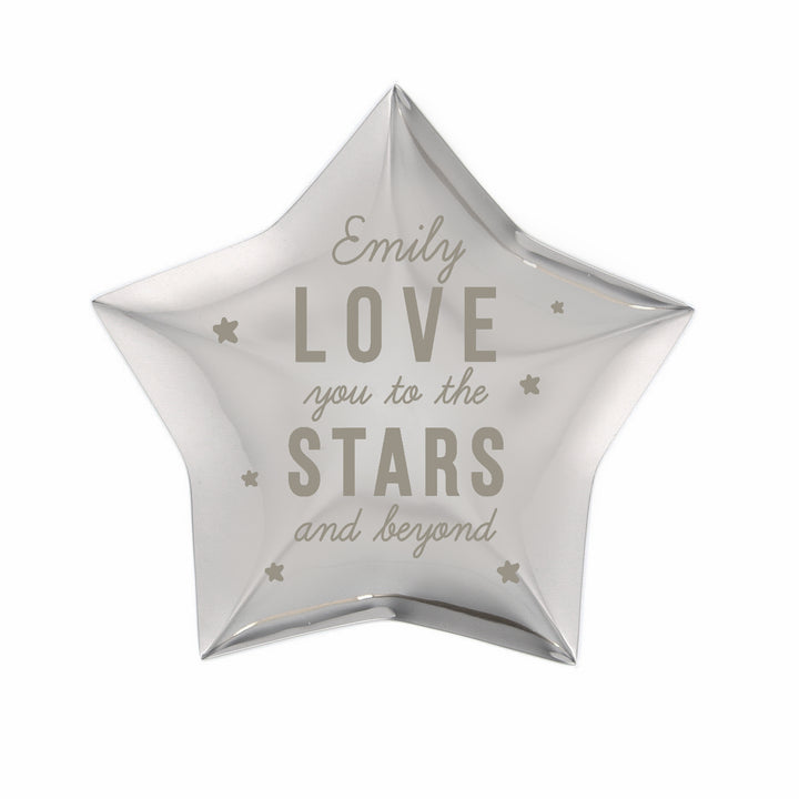 Buy Personalised Love You To The Stars Star Trinket Box at www.giftsfinder.co.uk