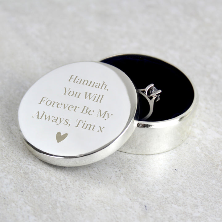 Buy Personalised Ring Box at www.giftsfinder.co.uk