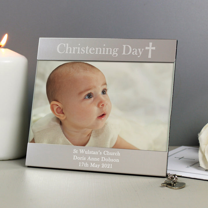 Buy Personalised Christening Day 6x4 Photo Frame available now at www.giftsfinder.co.uk