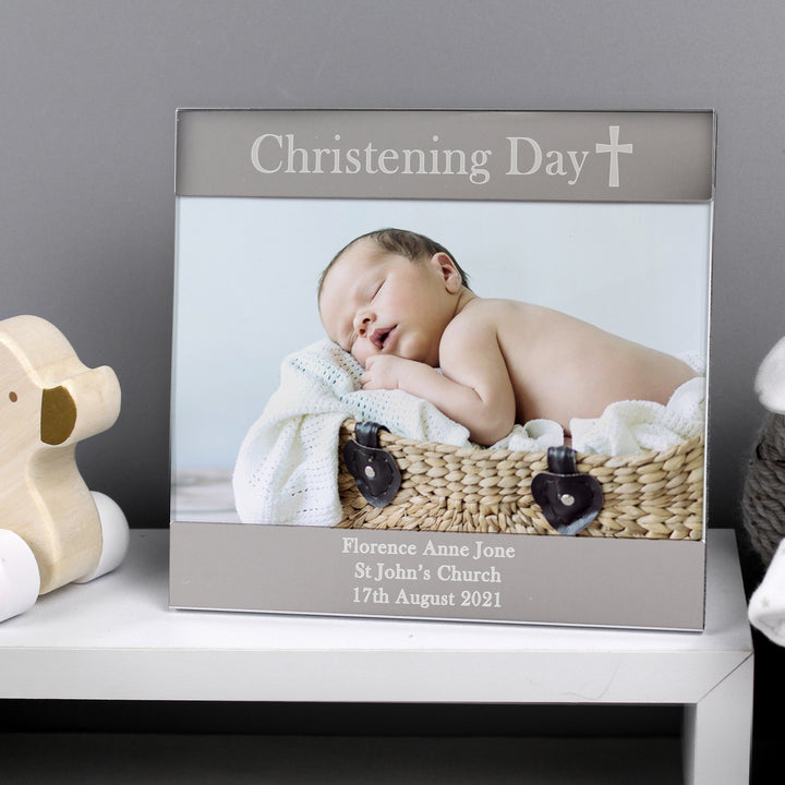 Buy Personalised Christening Day 6x4 Photo Frame available now at www.giftsfinder.co.uk