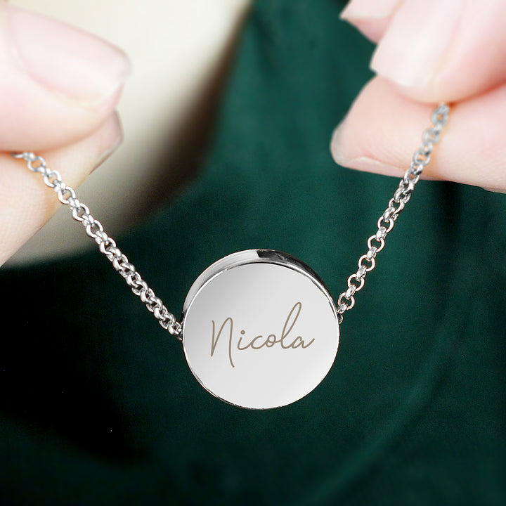 Buy Personalised Graduation Sentiment Silver Tone Necklace and Box available now at www.giftsfinder.co.uk