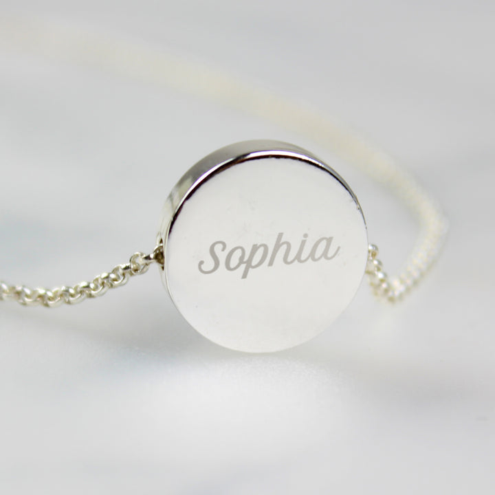 Buy Personalised Bat Mitzvah Sentiment Silver Tone Necklace and Box available now at www.giftsfinder.co.uk