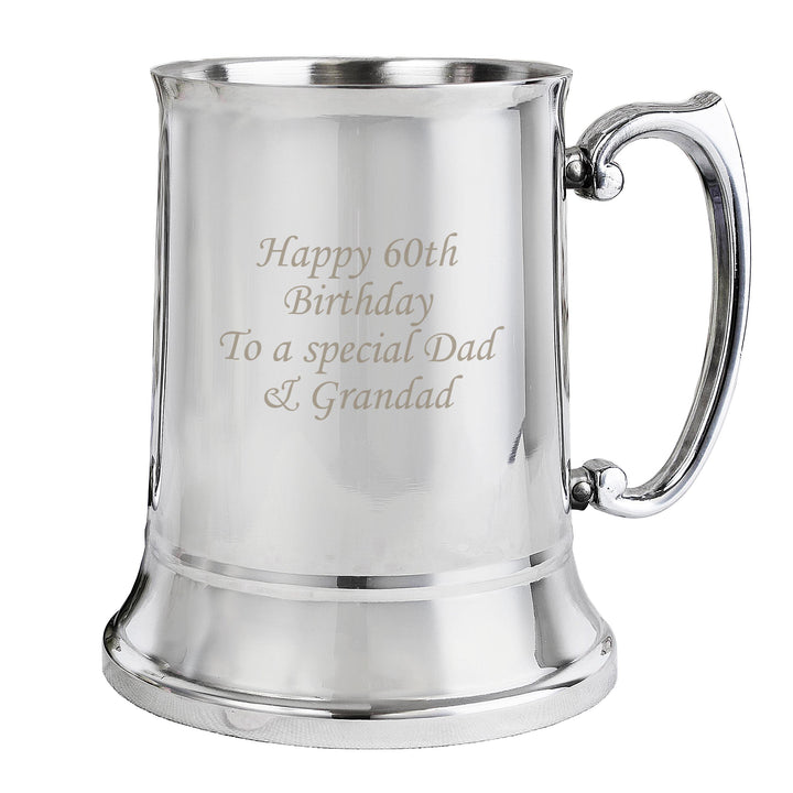 Personalised Stainless Steel Tankard in gift category Personalised Tankards