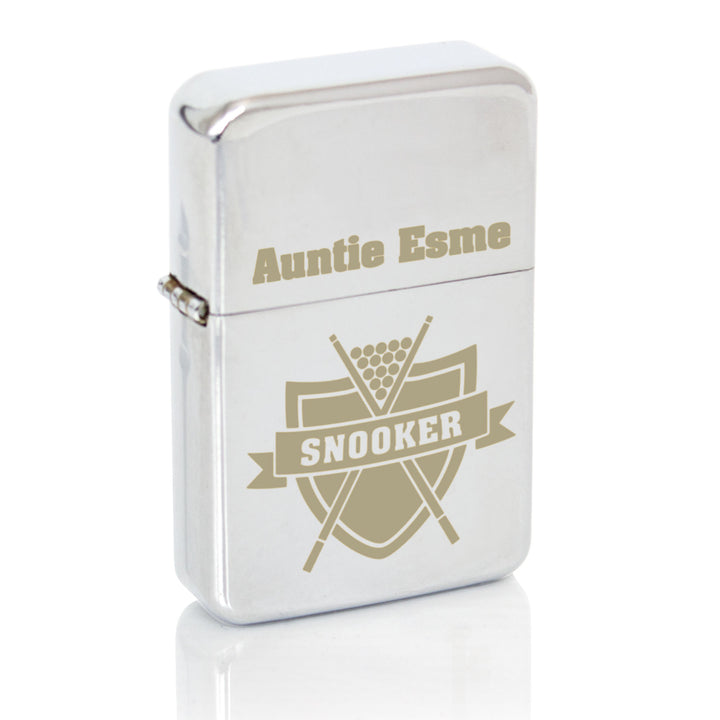 Personalised Snooker Lighter - part of the Gifts Finder Personalised Lighters collection