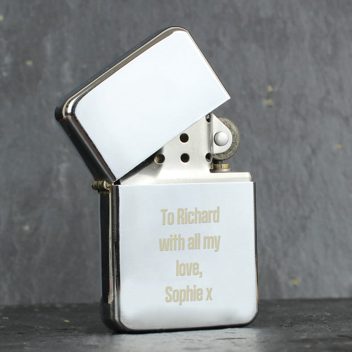 Buy Personalised Bold Font Lighter at www.giftsfinder.co.uk