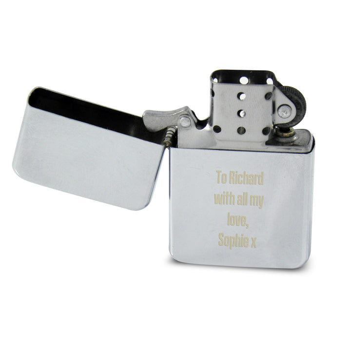 Buy Personalised Bold Font Lighter at www.giftsfinder.co.uk