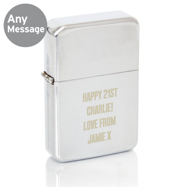 Buy Personalised Bold Font Lighter at www.giftsfinder.co.uk