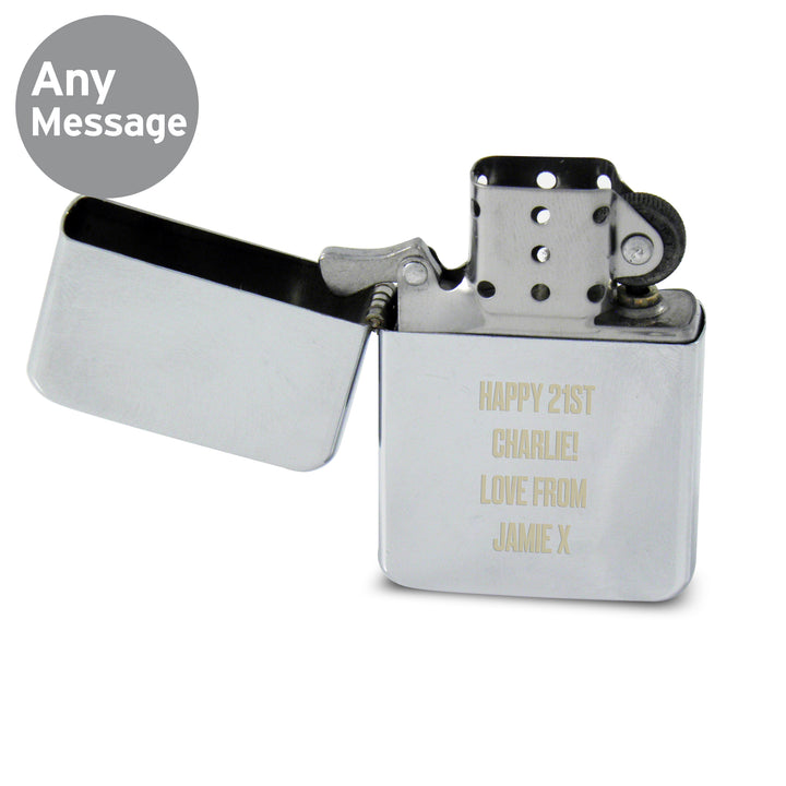 Buy Personalised Bold Font Lighter at www.giftsfinder.co.uk