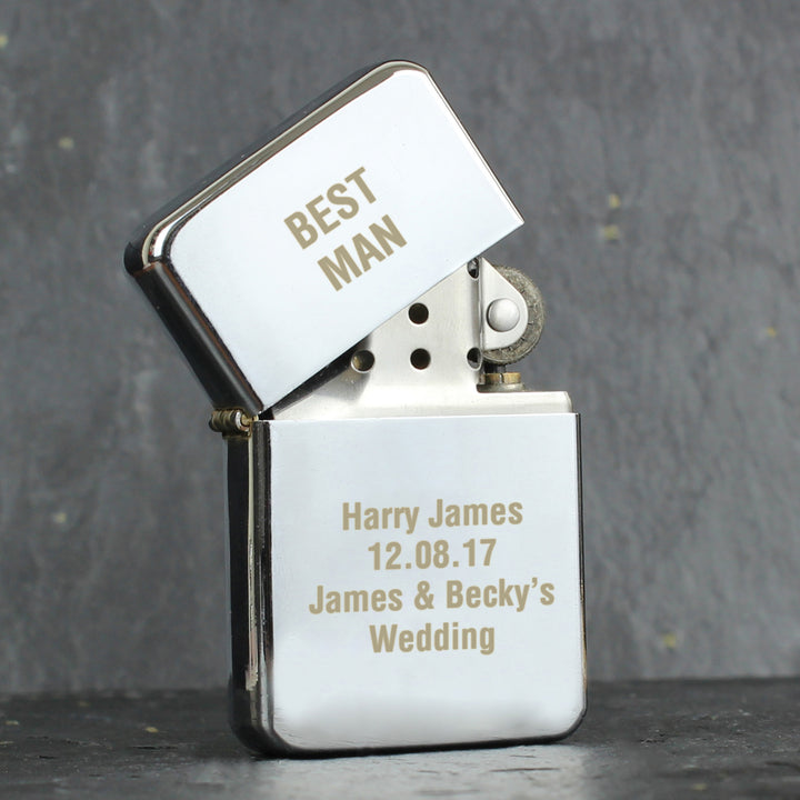 Buy Personalised Silver Lighter at www.giftsfinder.co.uk