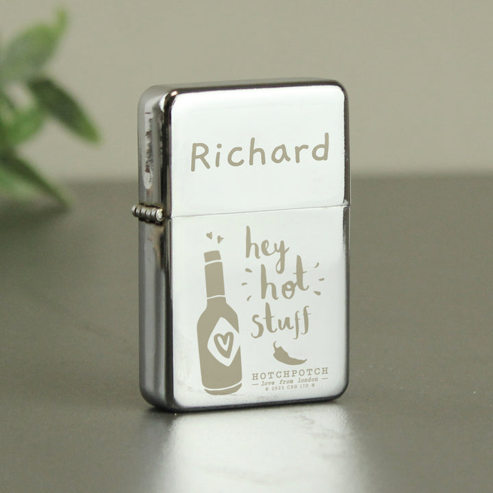 Buy Personalised Hot Stuff Lighter available now at www.giftsfinder.co.uk