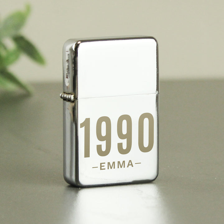 Buy Personalised Date & Name Lighter - Father's Day gift available now at www.giftsfinder.co.uk