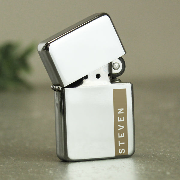 Buy Personalised Name Only Lighter - Father's Day gift at www.giftsfinder.co.uk