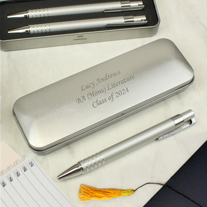 Buy Personalised 2 Pen Box Set available now at www.giftsfinder.co.uk