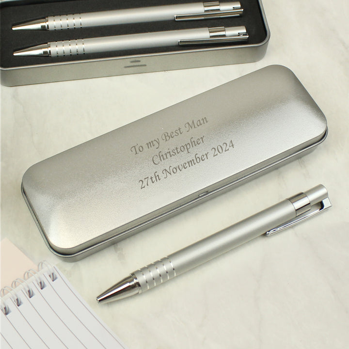 Buy Personalised 2 Pen Box Set available now at www.giftsfinder.co.uk