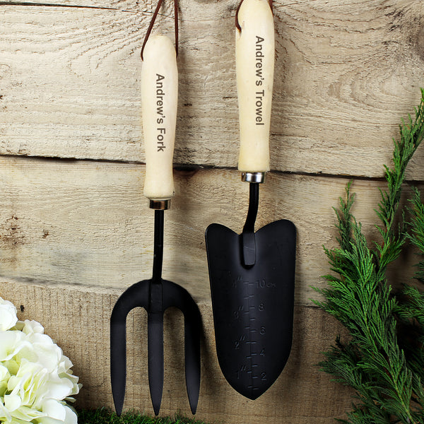 Buy Personalised Fork & Trowel Set available now at www.giftsfinder.co.uk