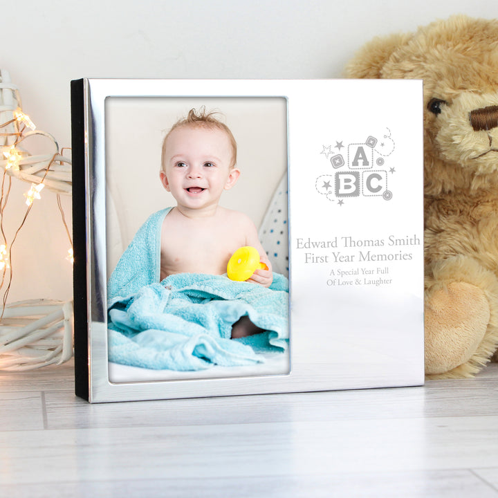 Personalised Abc 4x6 Inch Photo Frame Album - part of the Gifts Finder Personalised Photo Frames collection