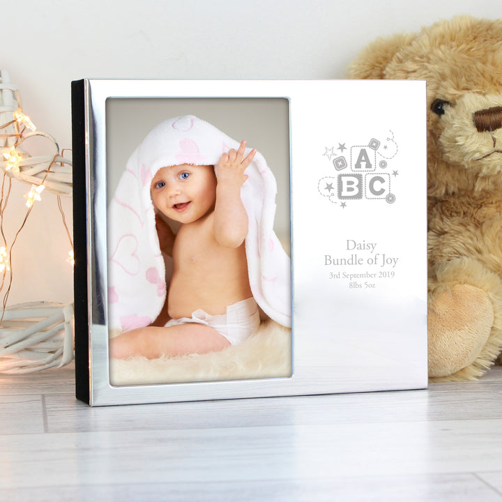 Personalised Abc 4x6 Inch Photo Frame Album - part of the Gifts Finder Personalised Photo Frames collection