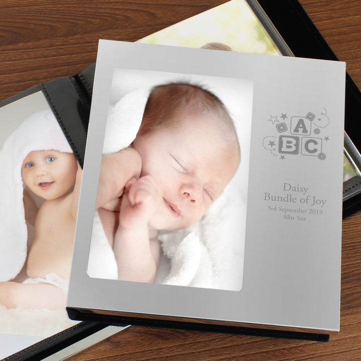 Personalised Abc 4x6 Inch Photo Frame Album - part of the Gifts Finder Personalised Photo Frames collection