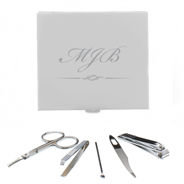 Personalised Initials Manicure Set - part of the Gifts Finder Personalised Manicure Sets collection