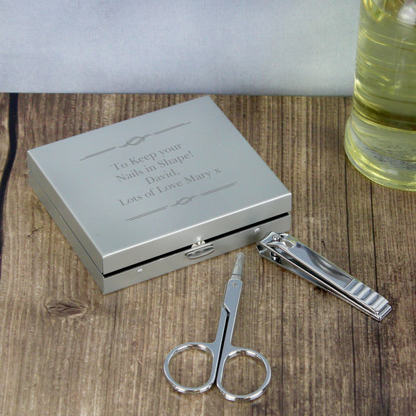 Buy Personalised Any Message Manicure Set available now at www.giftsfinder.co.uk