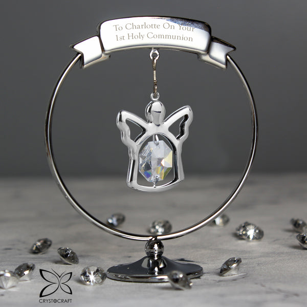 Buy Personalised Crystocraft Angel Ornament available now at www.giftsfinder.co.uk