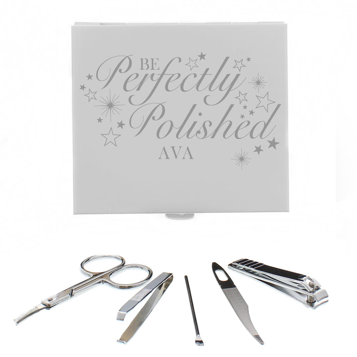 Buy Personalised Perfectly Polished Manicure Set at www.giftsfinder.co.uk