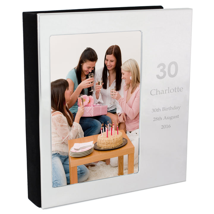 Buy Personalised Big Numbers 4x6 Photo Frame Album at www.giftsfinder.co.uk