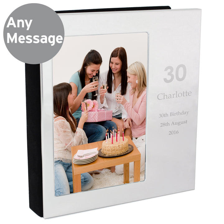 Buy Personalised Big Numbers 4x6 Photo Frame Album at www.giftsfinder.co.uk