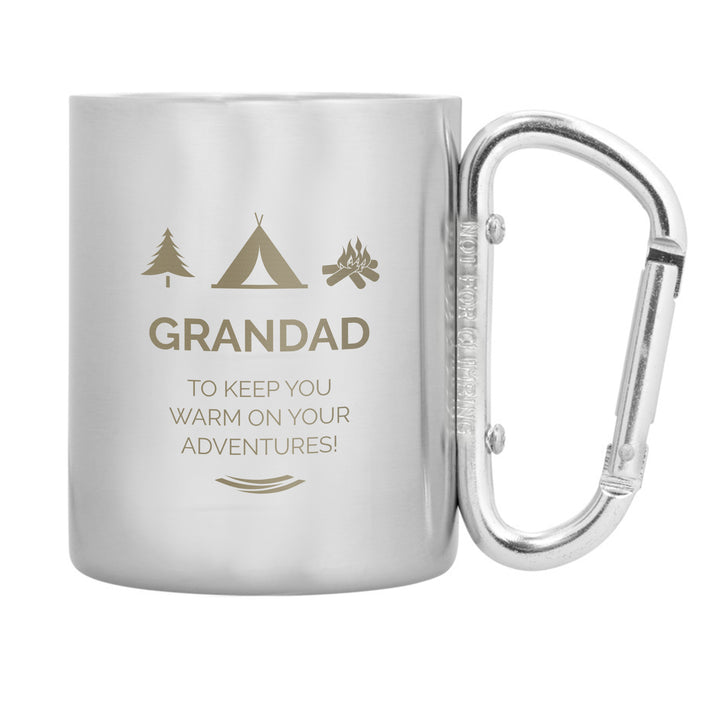 Buy Personalised 'Wilderness Wanderer' Stainless Steel Mug at www.giftsfinder.co.uk