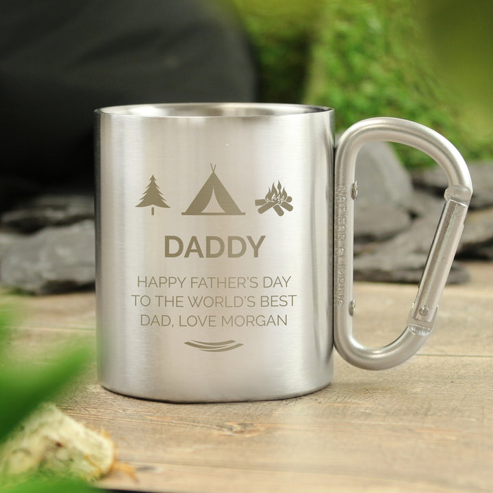 Buy Personalised 'Wilderness Wanderer' Stainless Steel Mug at www.giftsfinder.co.uk