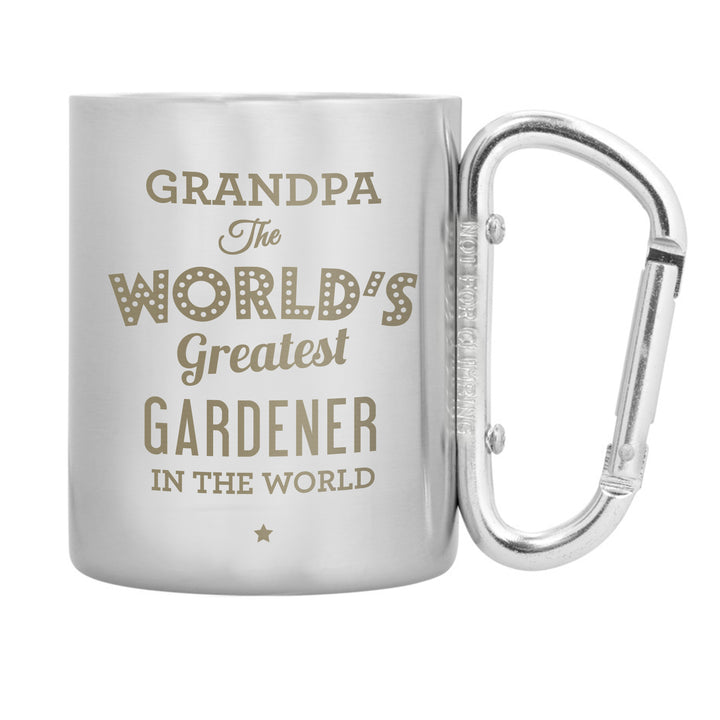 Buy Personalised 'The World's Greatest' Stainless Steel Mug at www.giftsfinder.co.uk