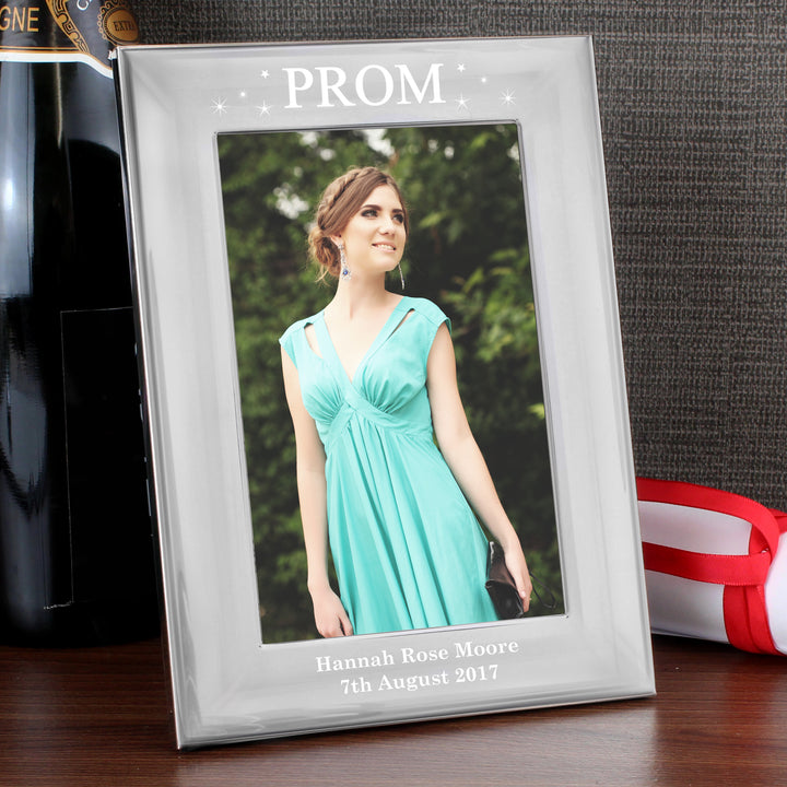 Buy Personalised Prom Night 4x6 Silver Photo Frame at www.giftsfinder.co.uk