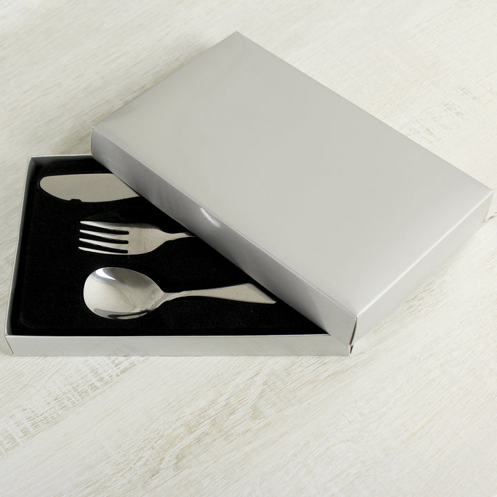 Buy Personalised Tiny Tatty Teddy 3 Piece Cutlery Set at www.giftsfinder.co.uk