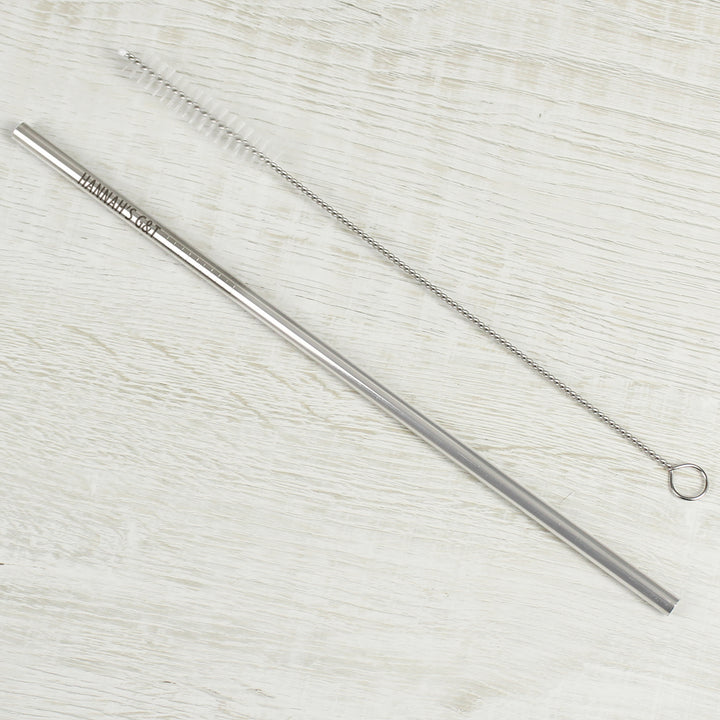 Buy Personalised Reusable Eco Steel Straw at www.giftsfinder.co.uk