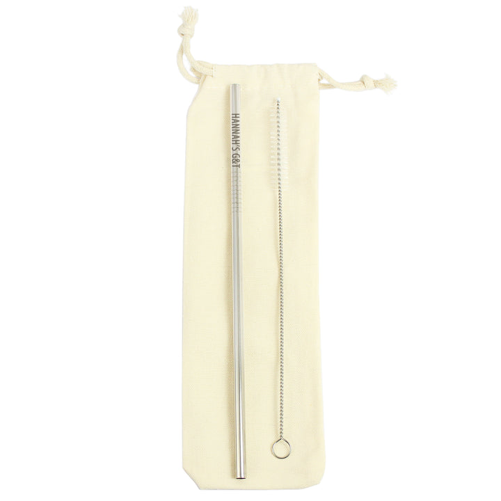 Buy Personalised Reusable Eco Steel Straw at www.giftsfinder.co.uk